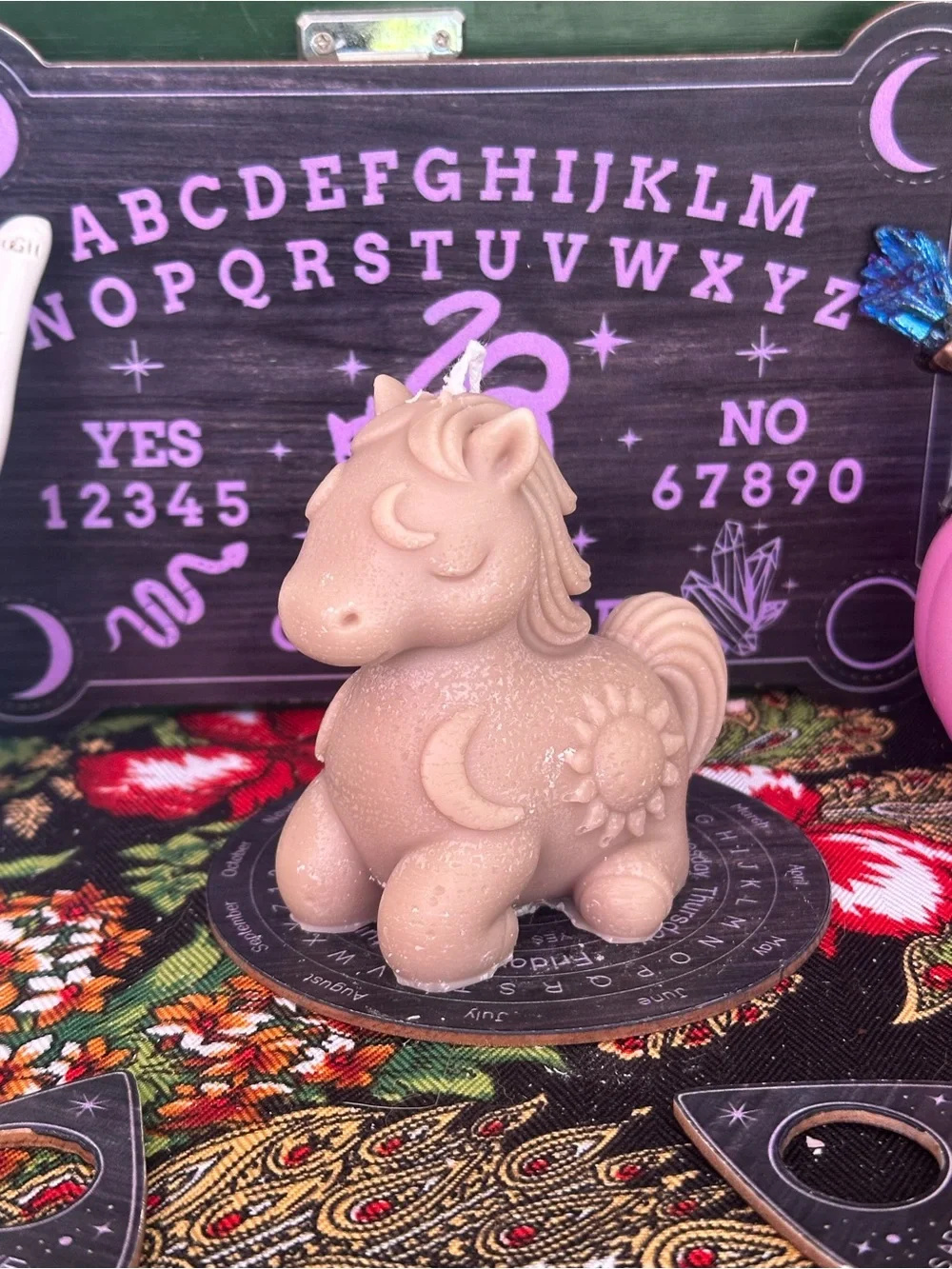 Bronze Celestial Pony Candle